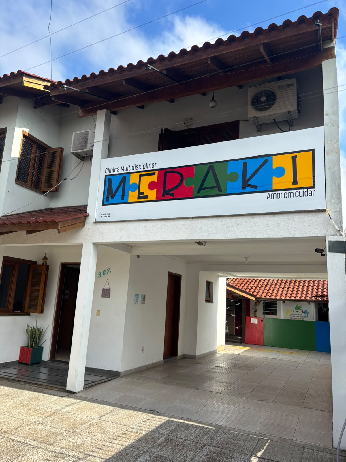 Fachada da Clínica Meraki