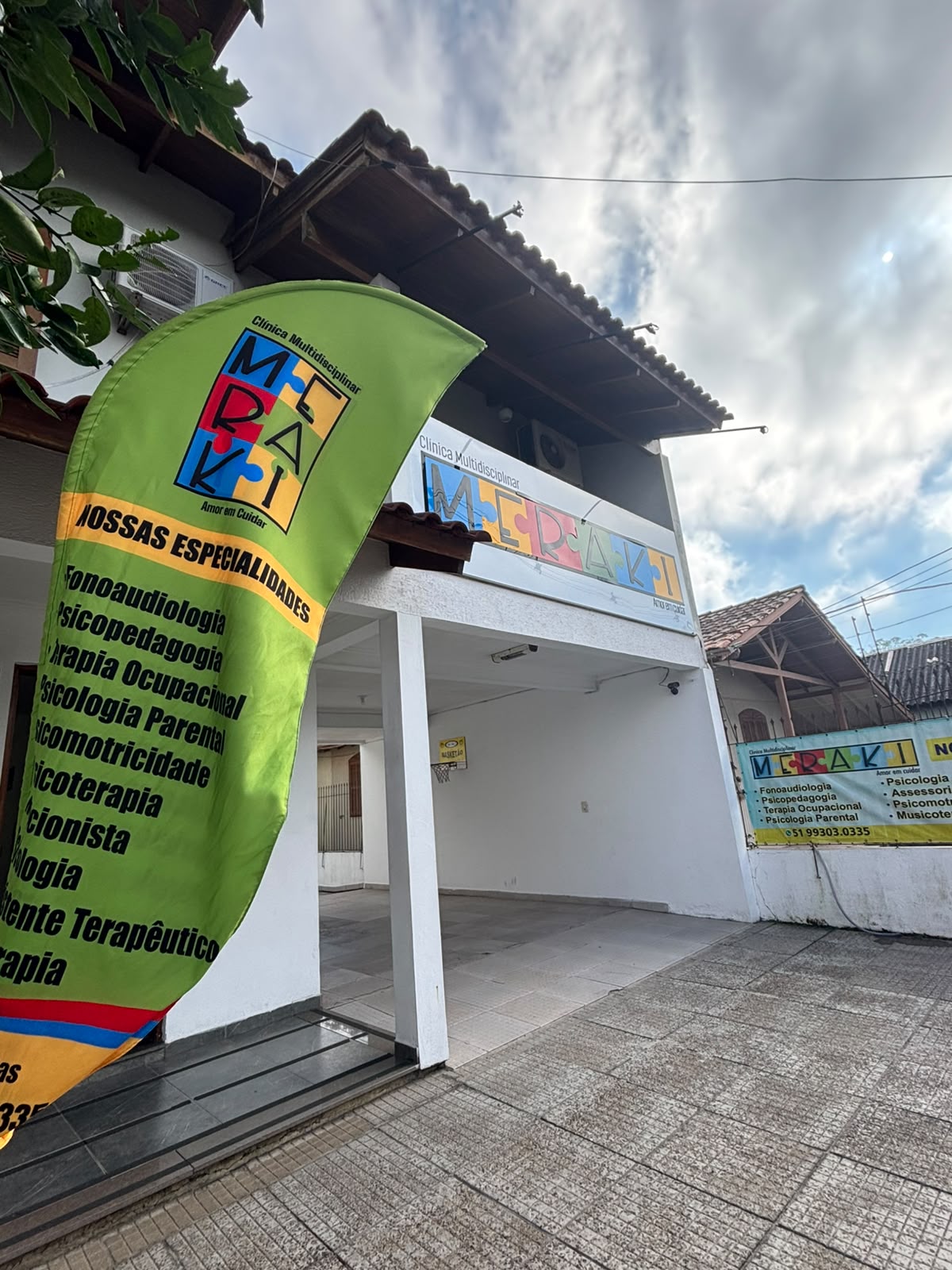 Fachada da Clínica Meraki