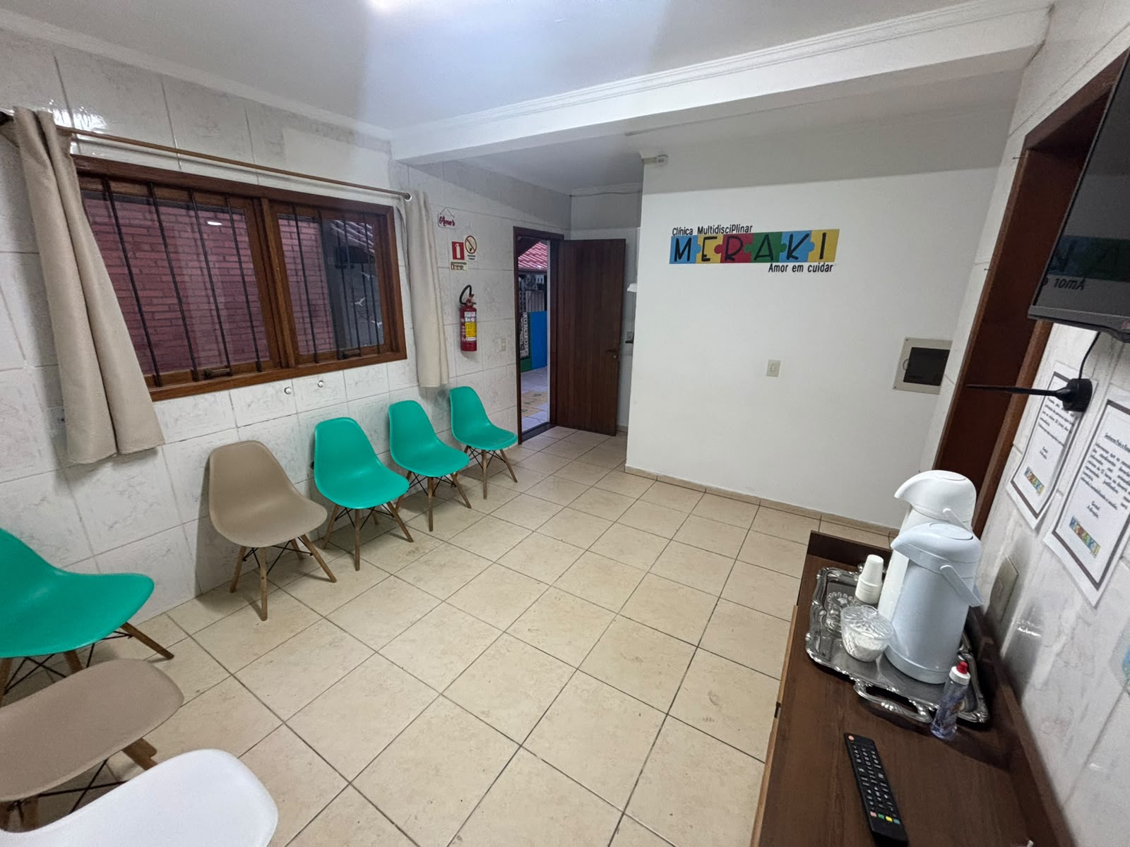 Recepção da Clínica Meraki